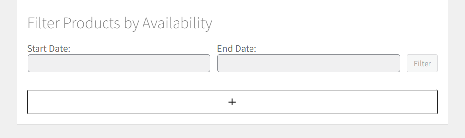 Availability Filter Block